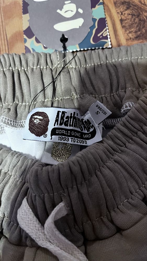 Шорты bape sweat drip, шорти бейп bape, комплект футболка бейп + шорти