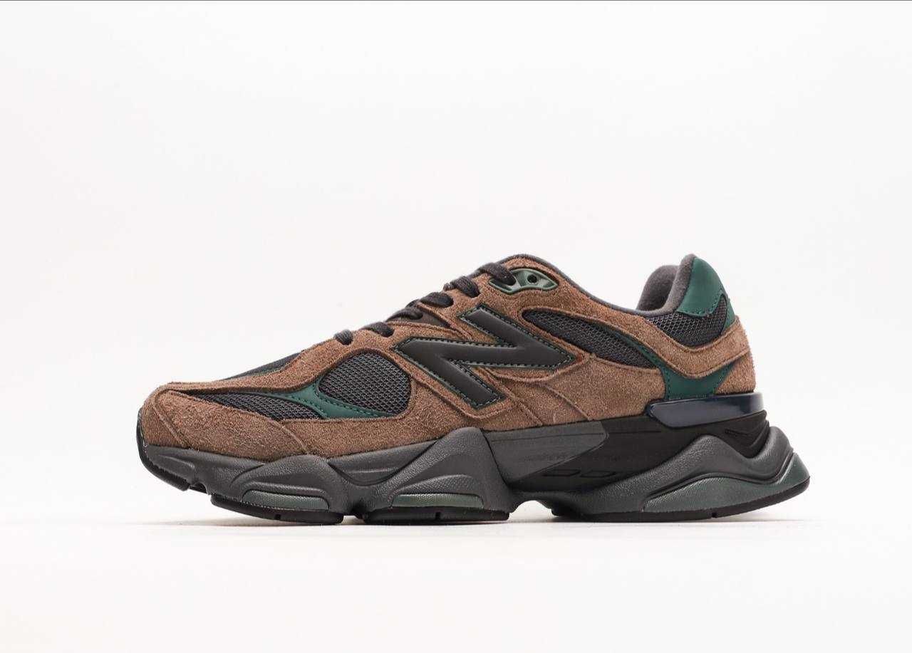 Жіночі кросівки New Balance 9060 коричневий з чорним nb982 ХІТ