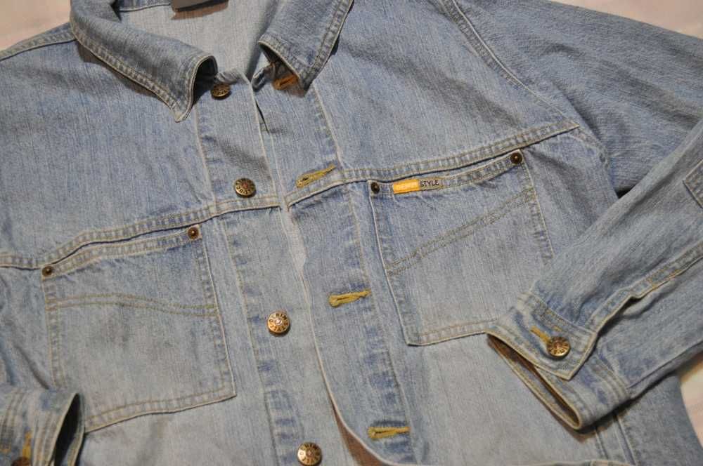 DENIM JACKET M nowa męska kurtka jeansowa katana i7