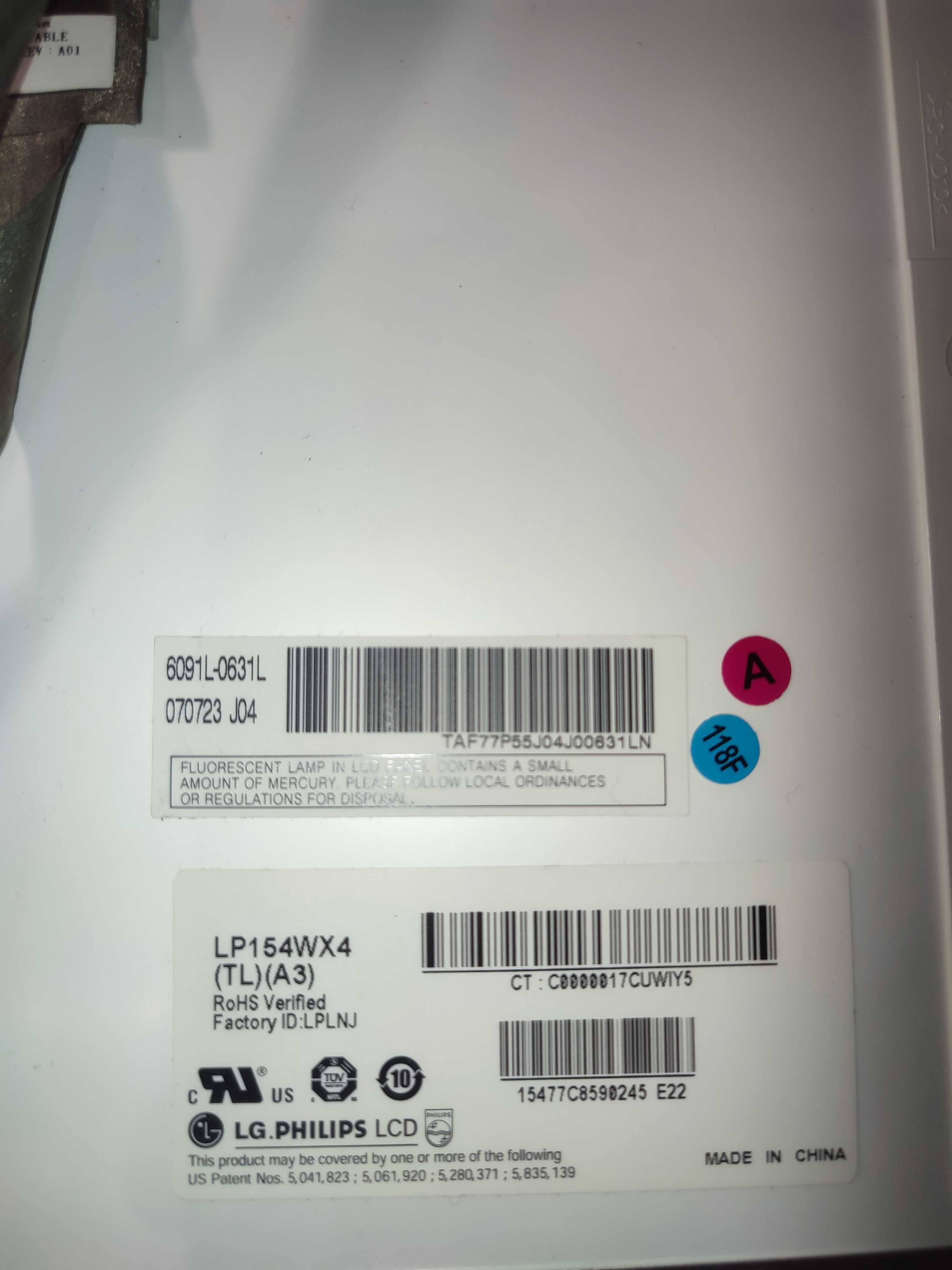 Matryca LP154WX4 (TL)(A3)  15.4" 1280 x 800