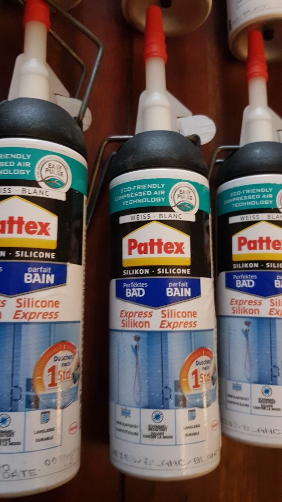 Pattex silikon sanitarny biały 100ml