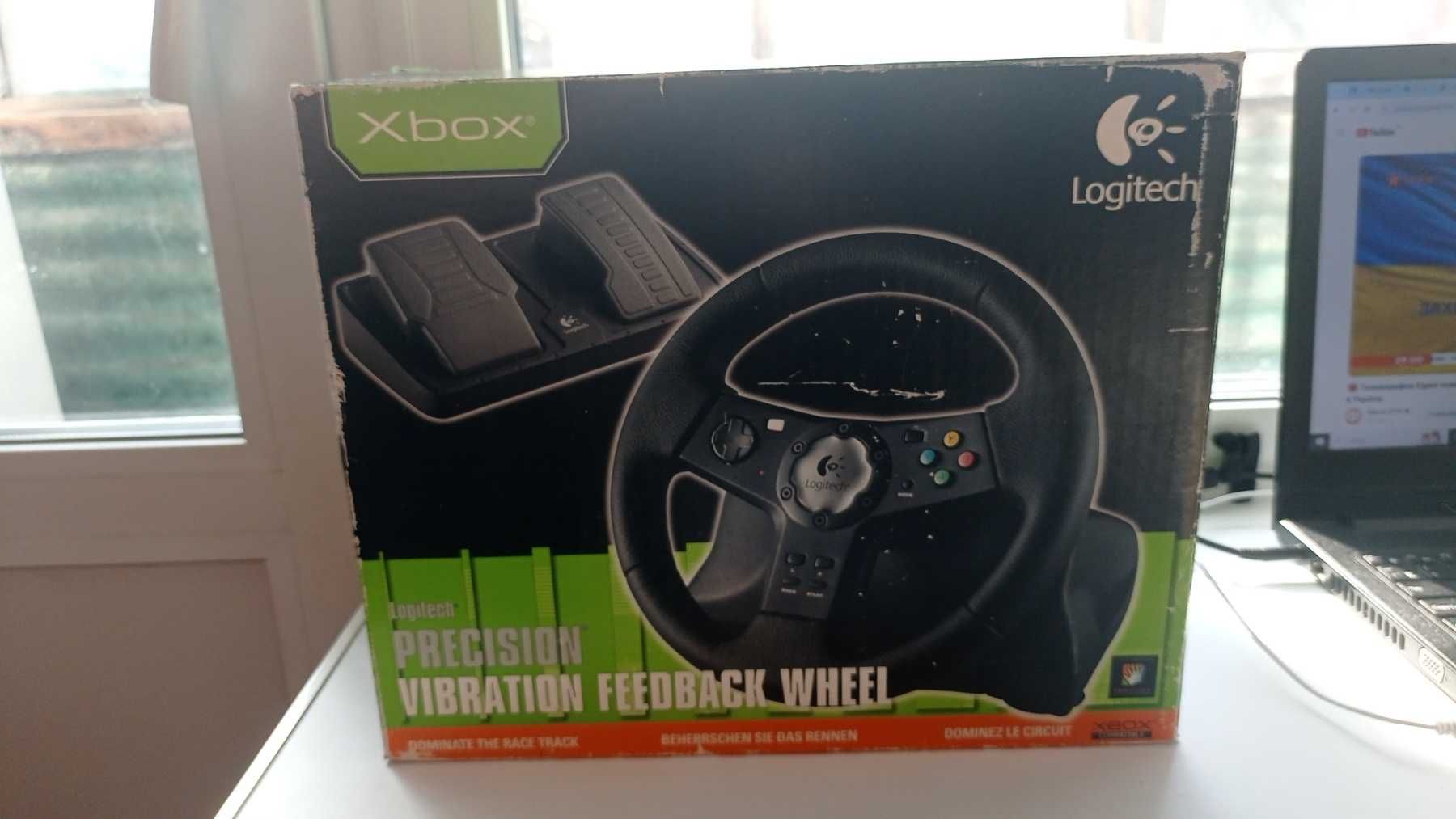 Игровой руль, педали Logitech Formula Vibration Feedback Wheel XBOX PC