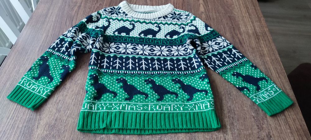 Sweter chłopiec 110/116