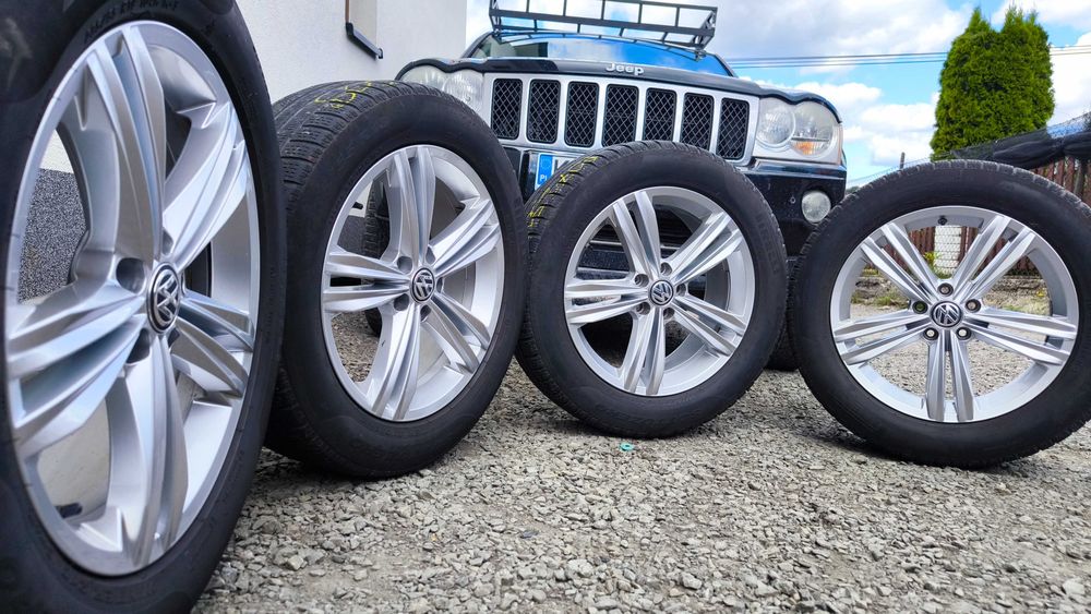 Koła VW Tiguan T -ROC T -CROSS Touran 18 cali 5x112 ET43 Opony 235/55