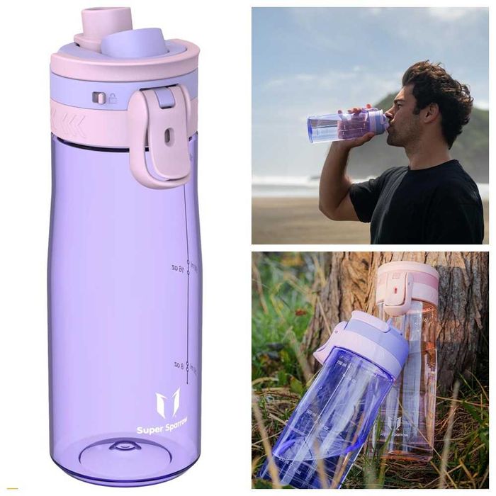 Высококачественная бутылка для воды из тритана Super Sparrow 750 мл