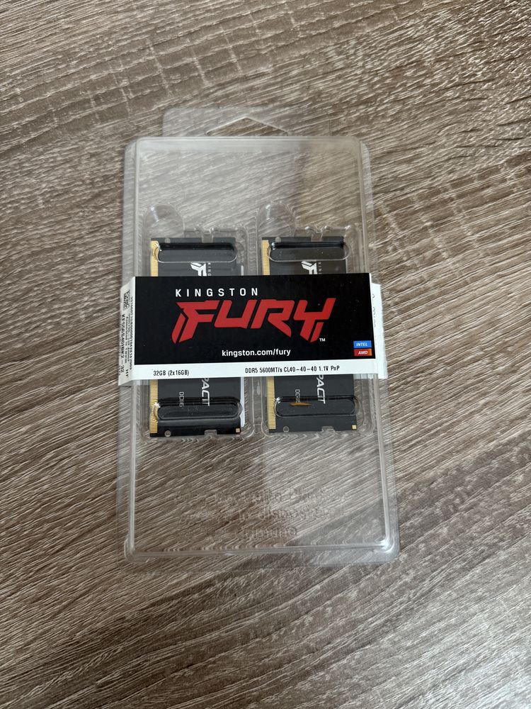 DDR5 для ноутбука Kingston Fury 32GB 5600MHz