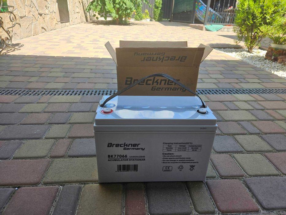 Гелевые аккумуляторы breckner 85аh 12v