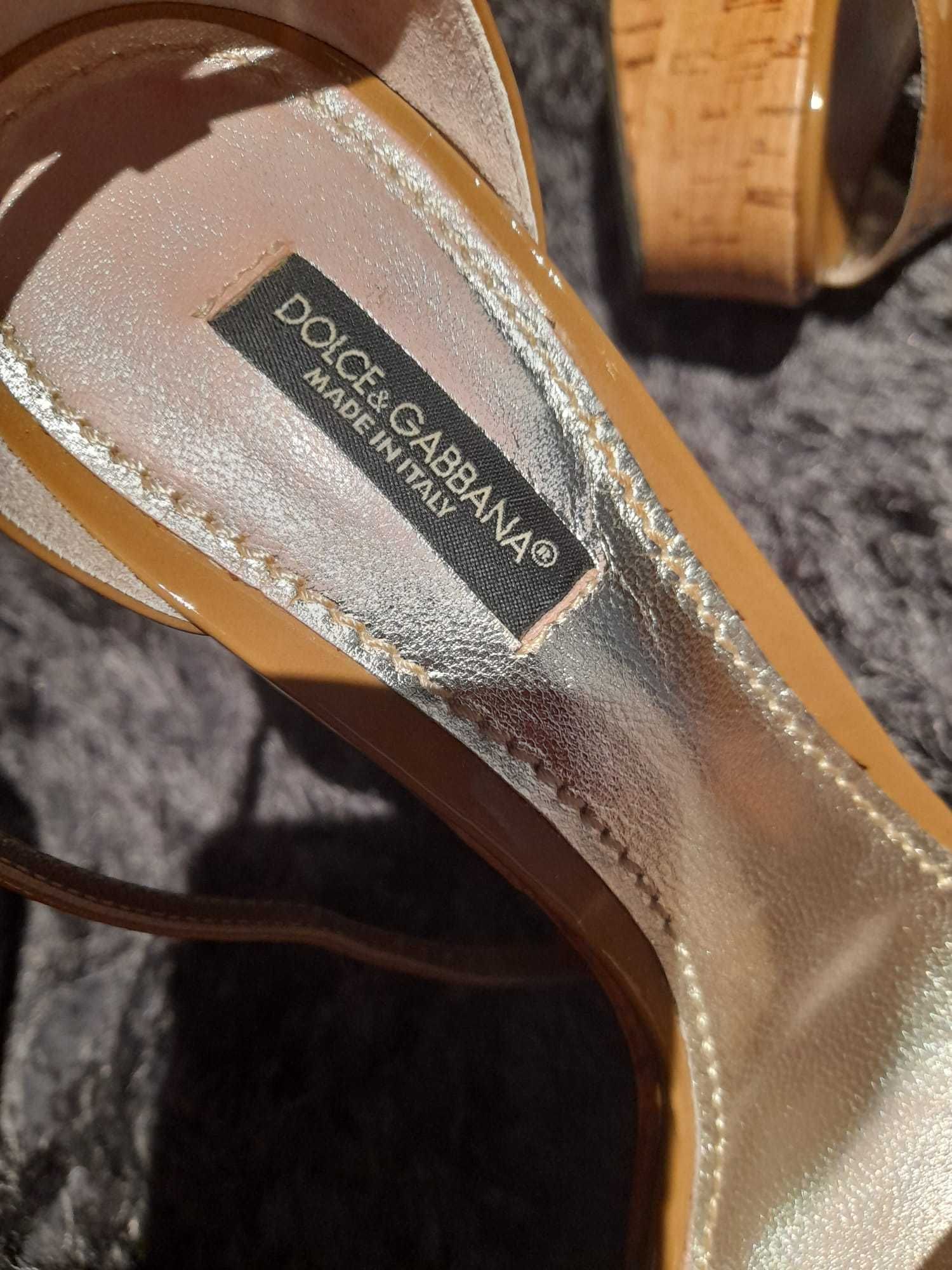 Sandálias com cunha alta, Dolce & Gabbana (original), 37