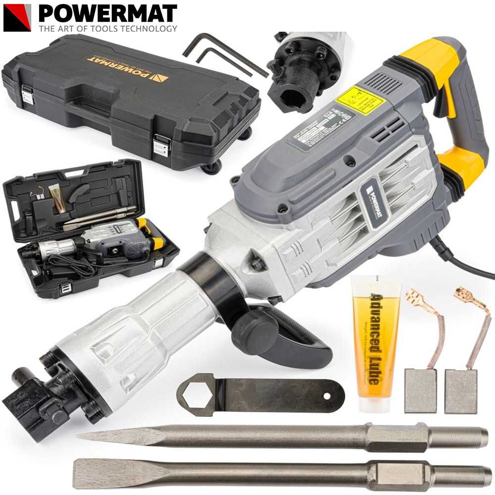 POWERMAT Młot Wyburzeniowy Udarowy Kujący Mocny 3300w 65j PM0829