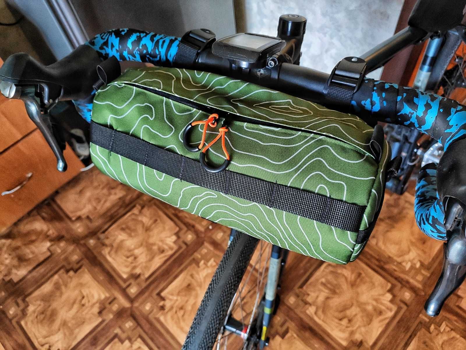 Сумка на кермо велосипеда. Велосумки найбільший вибір. Bikepacking.