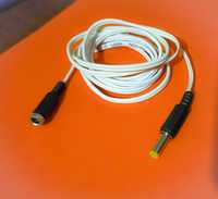 Продам кабель-удлиннитель питания 2м, кругл. коннектор 5,5х2,1 мм