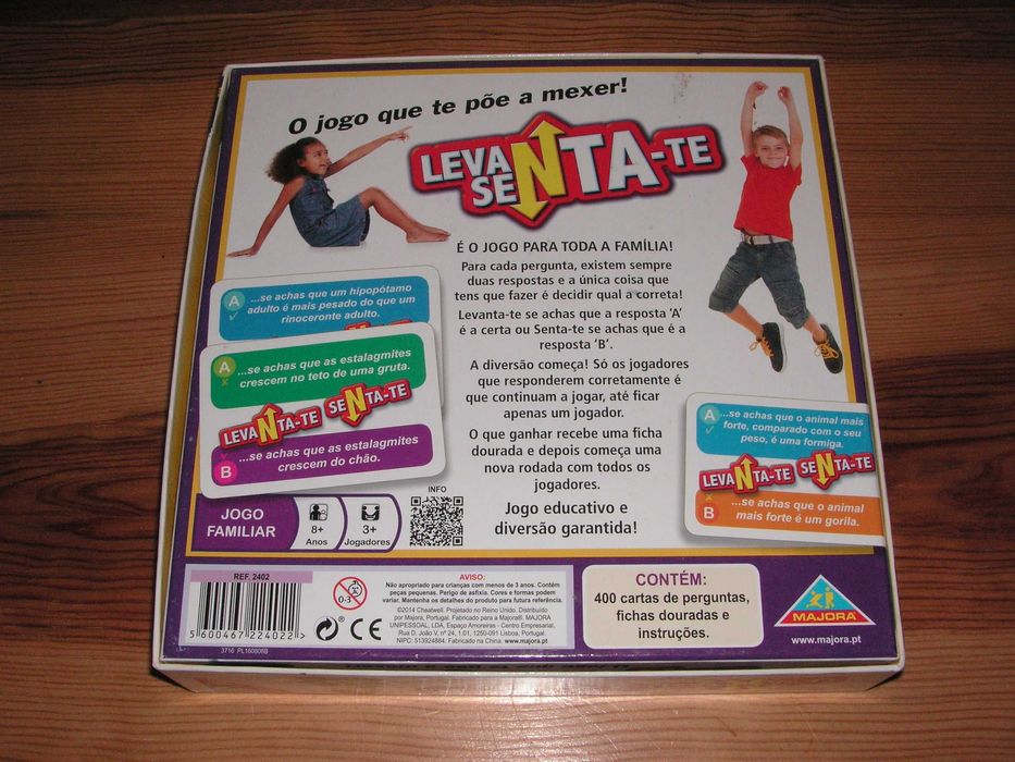 Jogo Levanta-te e Senta-te da Majora ( Impecável )
