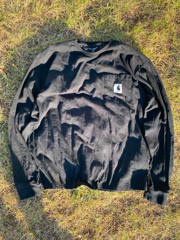 Bluzka m, longsleeve Carhartt pocket XS S Czarny streetwear unisex
