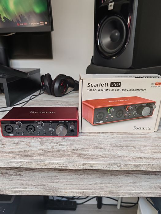 Scarlett 2i2 Audio Interface 3rd Gen, Like New