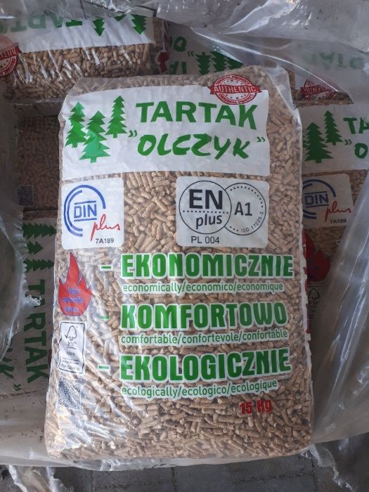 Pellet Pelet  OLCZYK 6mm oryginalny A1 certyfikat, worki 15kg, wysyłka