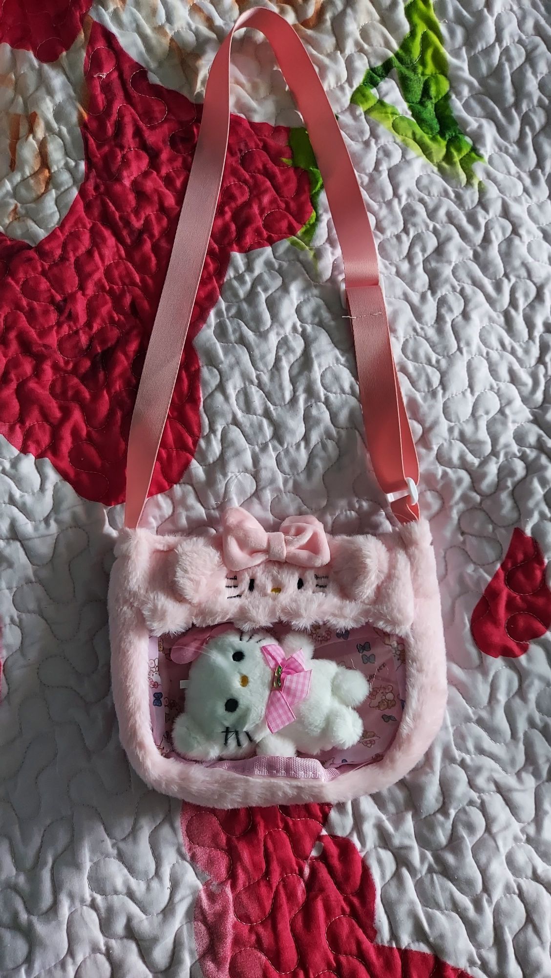 Torebka  z breloczkiem  hello Kitty