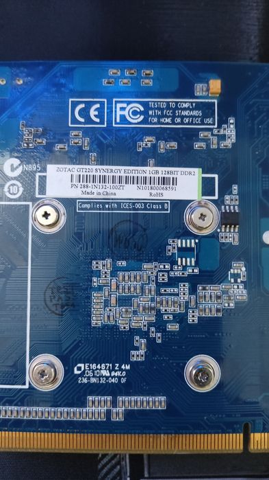 Відеокарти quadro fx 3800/zotac gt220