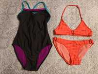 Kostium bikini jednoczęściowy basen pływacki Speedo r.146/152 neon kra