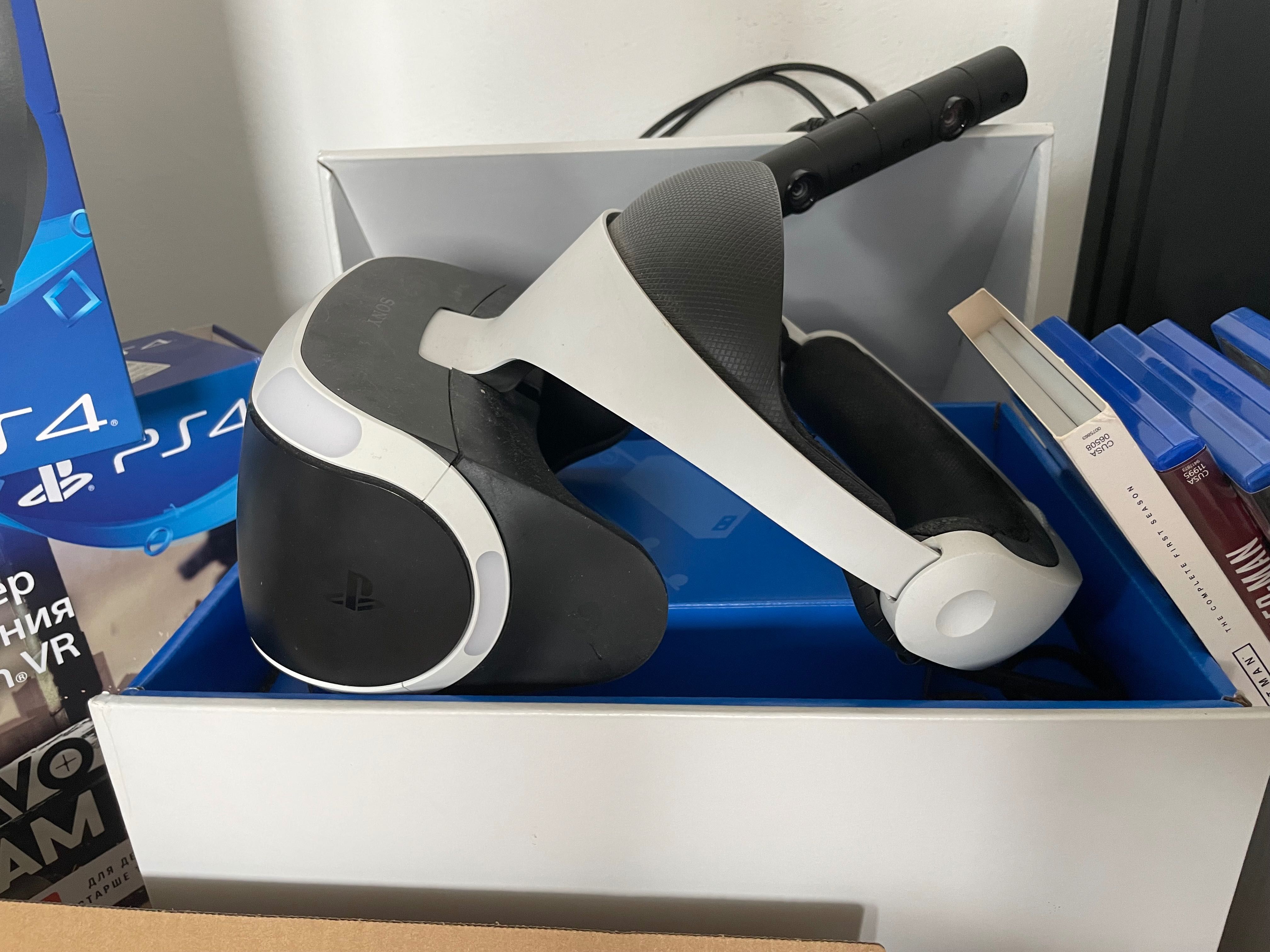 Комплект PlayStation 4 PS4 VR, AIM Control, Moves, 6 Games