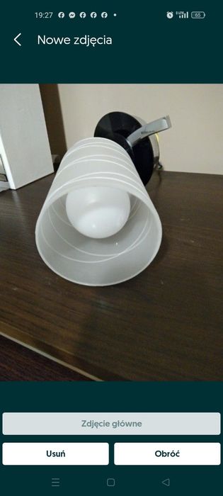 Kinkiet lampa ozdobny