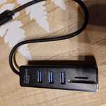 Kabel przejściówka USB na wejście USB 3 x plus micro adapter