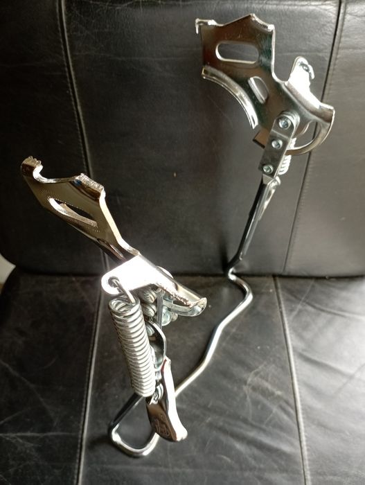 Descanso central para bicicleta