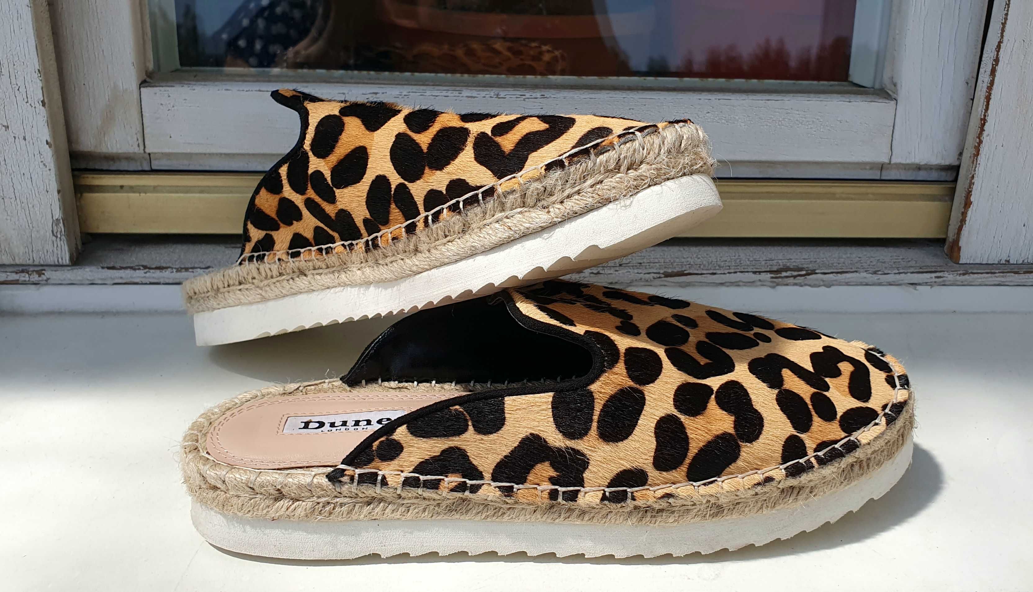 Espadryle Mule Dune London. Stan idealny. 38
