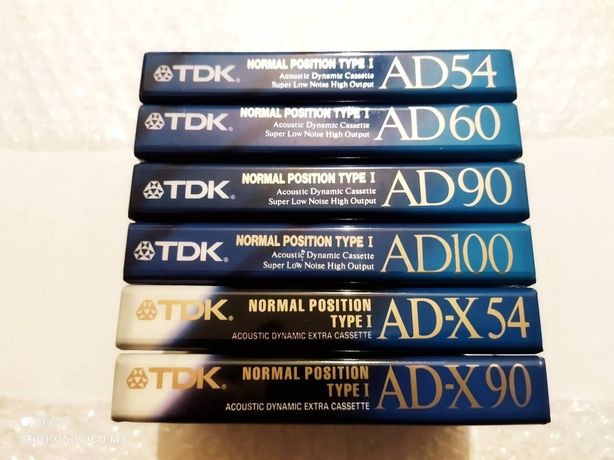 Аудиокассеты TDK AD Japan market аудио кассеты