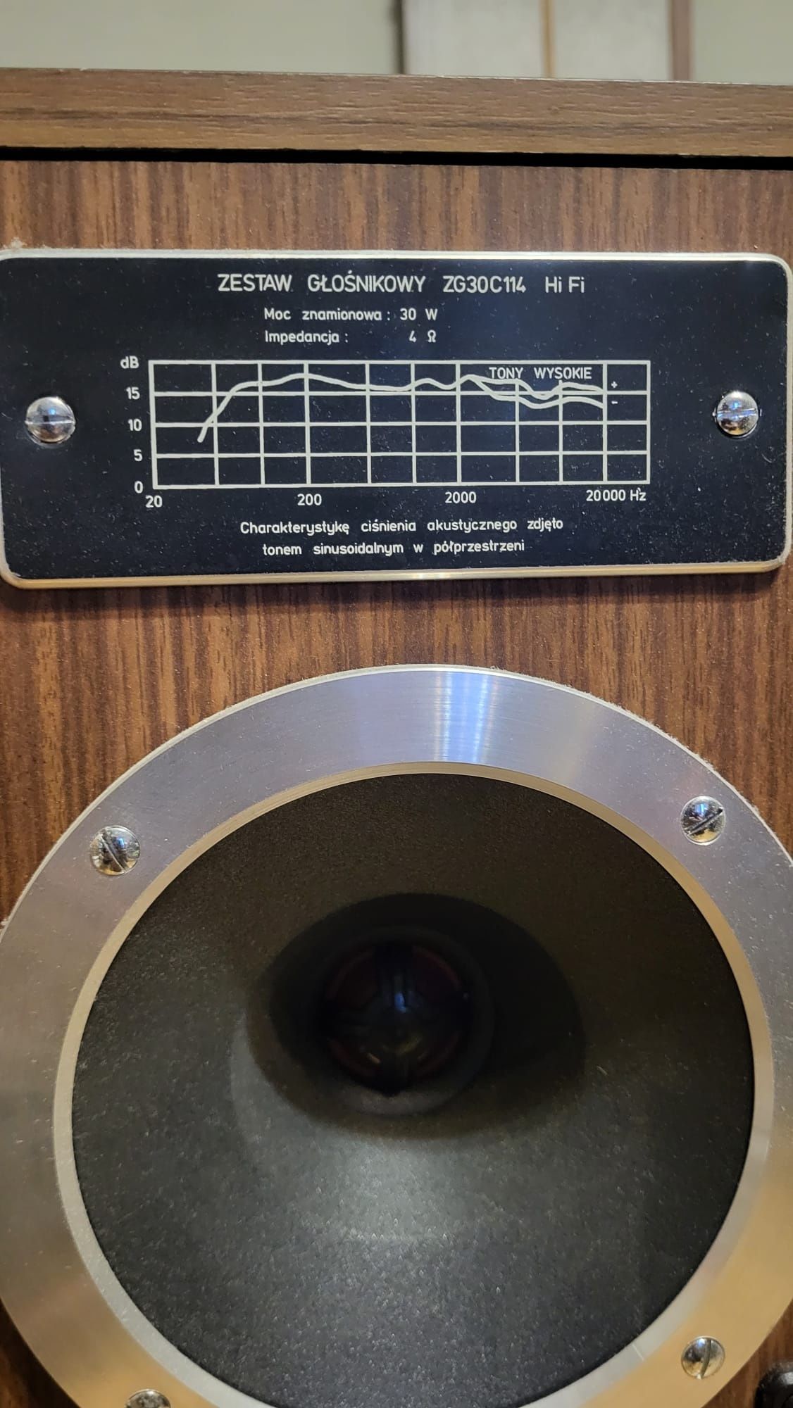 Unitra Tonsil ZG30C114 Hi-Fi speaker,