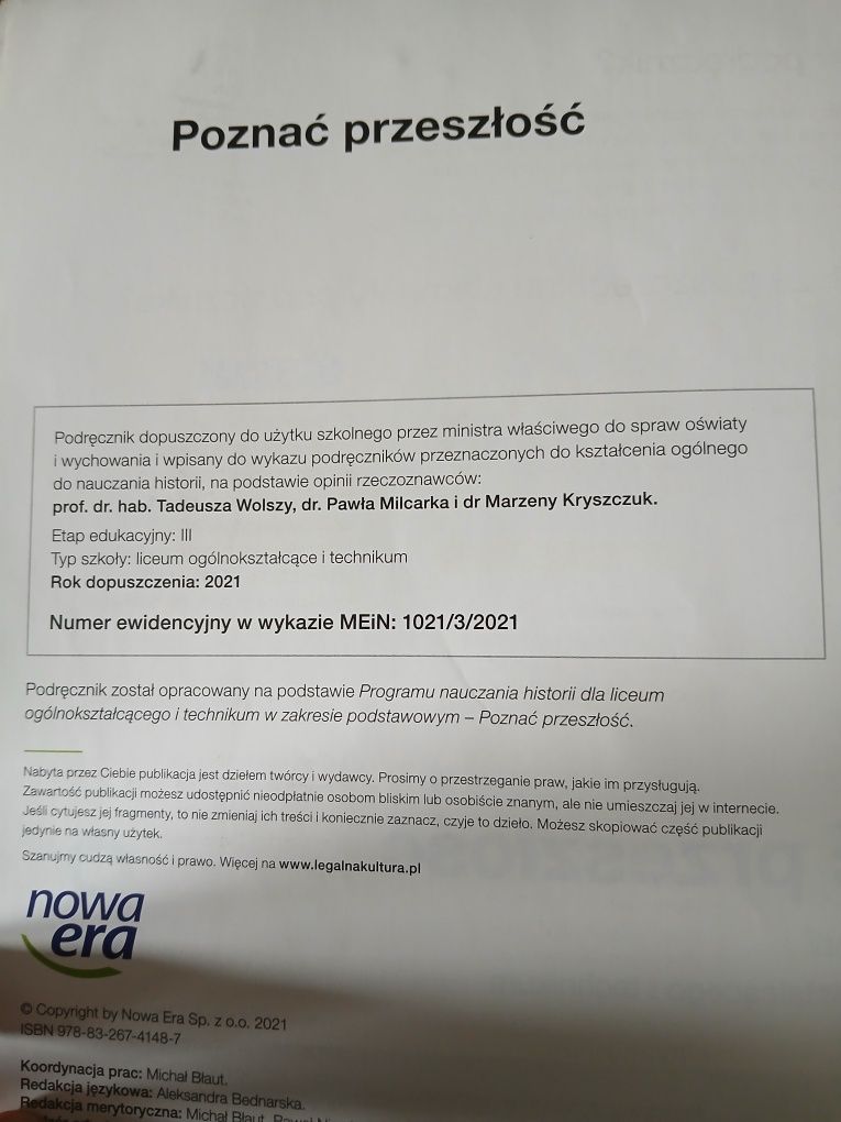 Podręcznik Poznać przeszłość 3