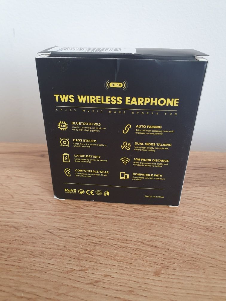 Słuchawki bezprzewodowe TWS D018
