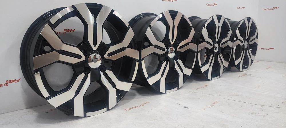 Jantes Look Dacia/Renault 16 x 6.5 et 40 4x100 Preto + Polido