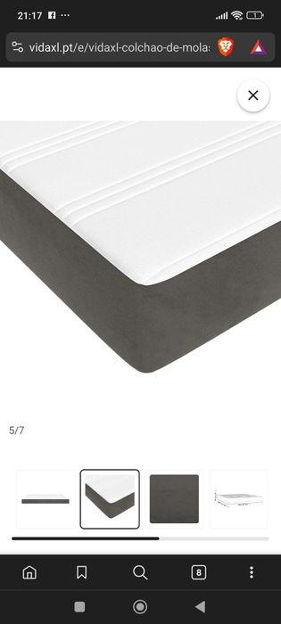 Colchão usado tamanho kingsize