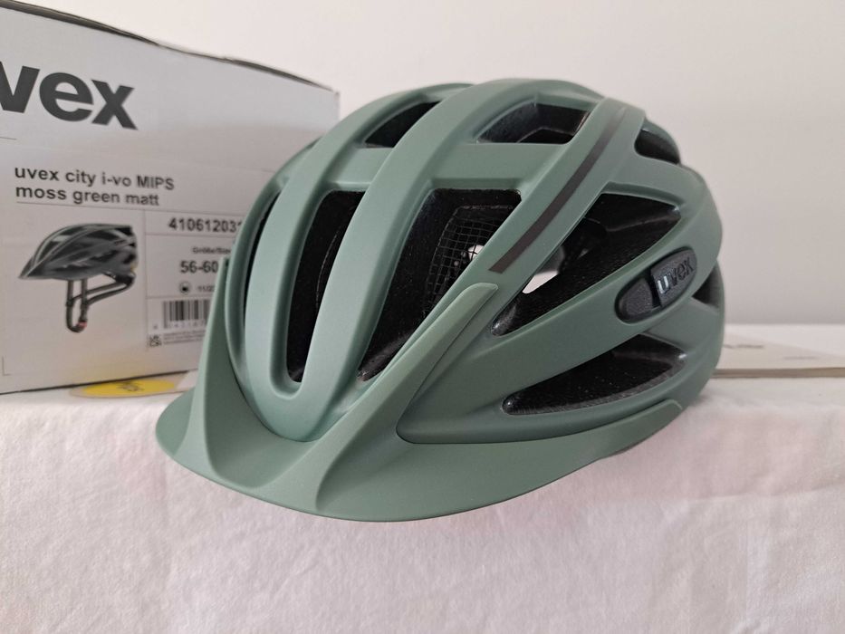 Kask rowerowy Uvex City I-vo MIPS Moss Green Matt L 56-60cm