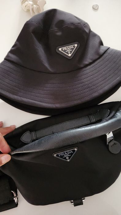 Prada nerka torebka kaszkiet kapelusz czapka unisex