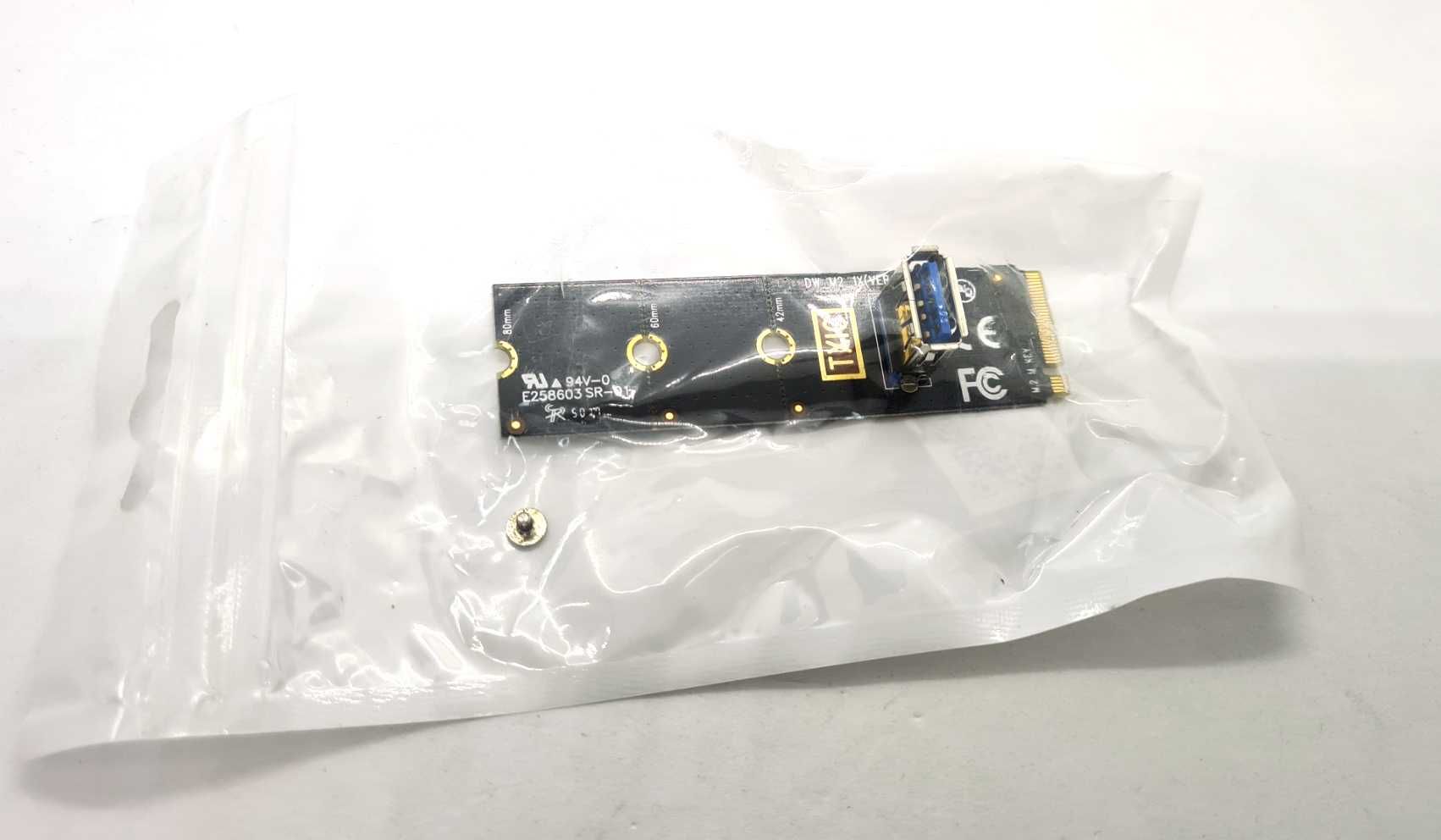 Райзер M2 переходник TXIC ЧЕРНЫЙ->USB3.0 под райзер M.2 PCI-E м2