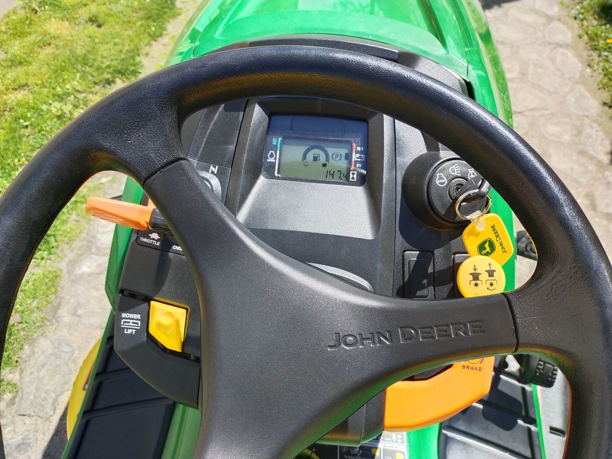 John Deere X 350 mulczer