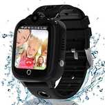 SMARTWATCH ZEGAREK dla dzieci czarny na kartę SIM, wodoodporny