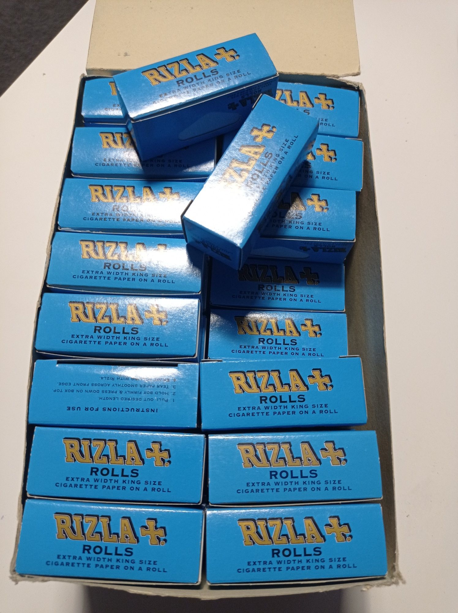 Bibułki bibułka w rolce RIZLA + !! 48szt.  Okazja!!!