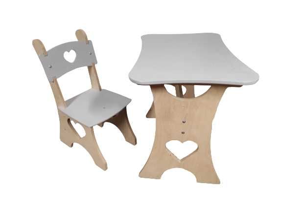 meble zestaw drewniany stolik z krzesełkiem dla dzieci