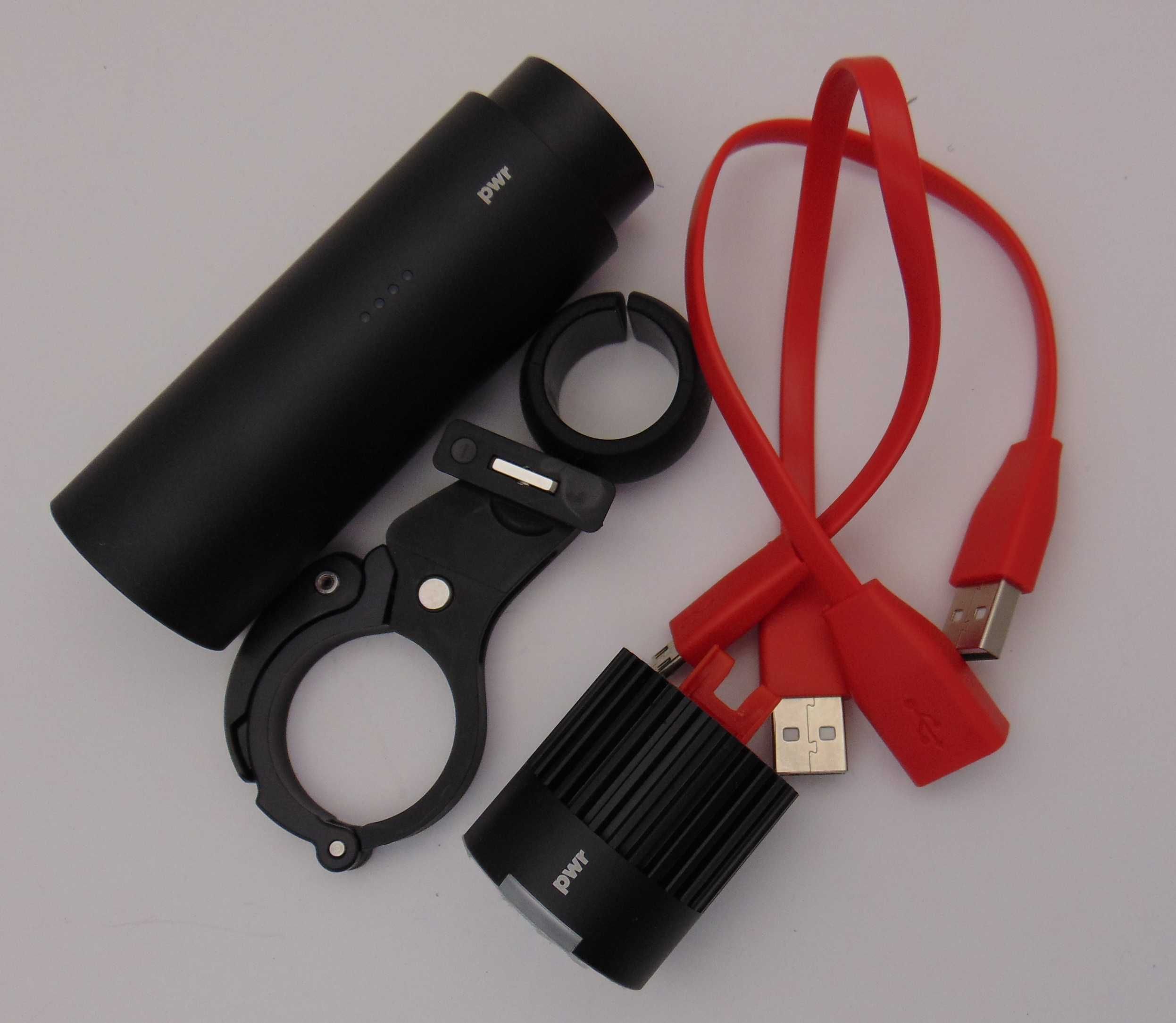 Lampka rowerowa KNOG PWR 1100 lm # PowerBank 5000mAh # ład. USB # NOWA