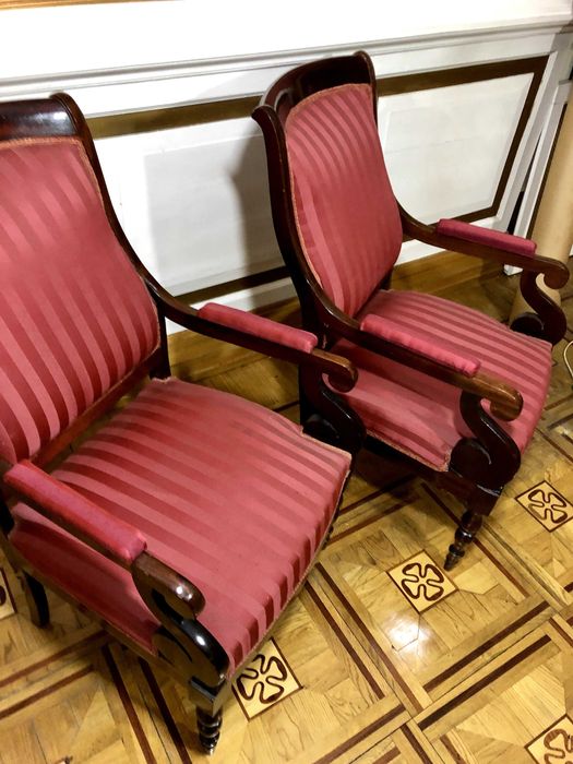 Lata 60' fotele typu Bergér, 2 szt., Berżer Henrykow