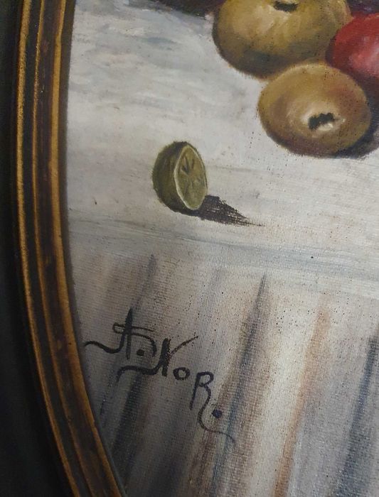 A. Nor. - Duas Pinturas originais a óleo, anos 70