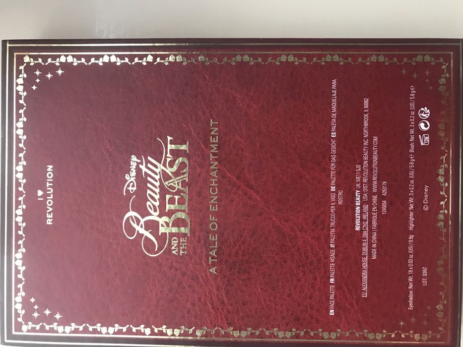 Палетка для глаз»Beauty and the beast”,24 цвета ,тени ,качестао !
