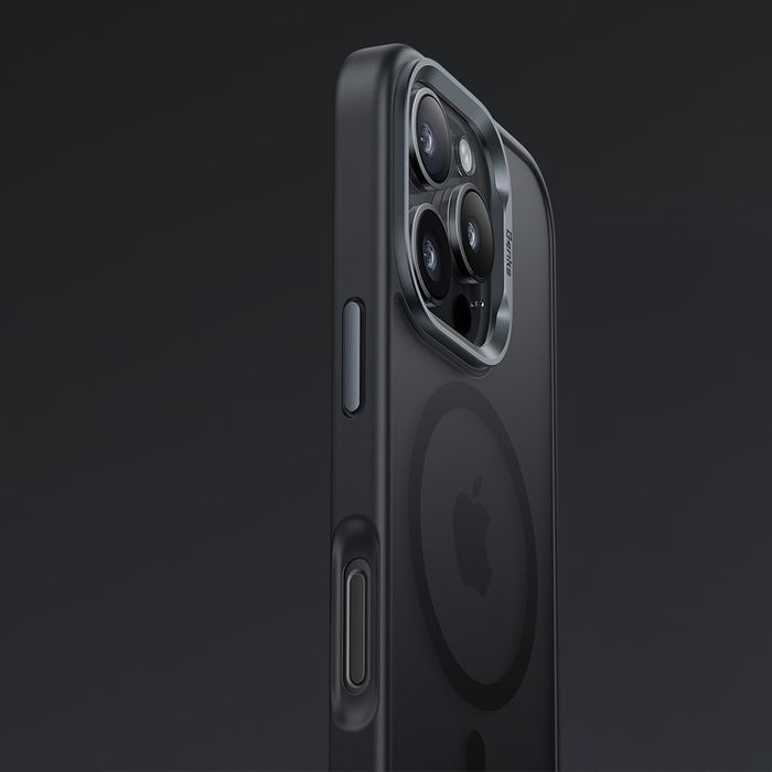 Benks Etui Magnetic Mist Metal Frame do Iphone 16 Pro tytan