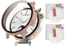 2 X Szkło Hartowane 9H + Etui 2w1 Full do Huawei Watch GT 4 41mm