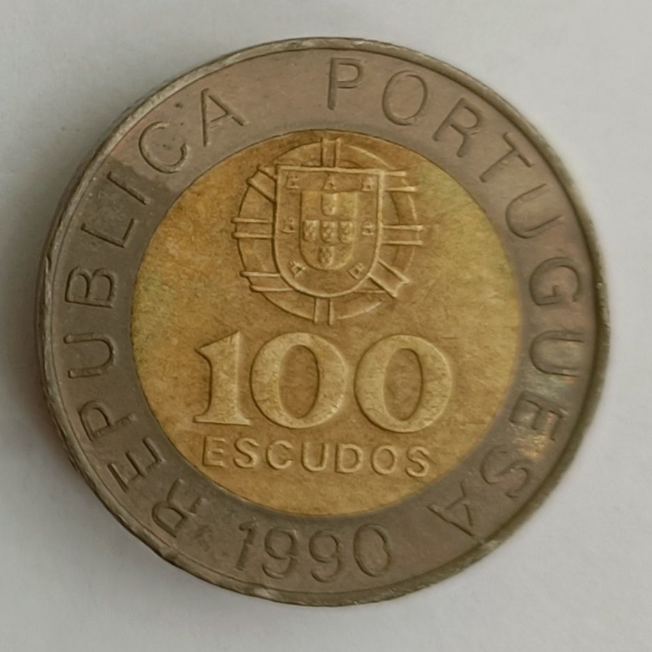 Moedas de Portugal. Escudo. Moedas de 100$00 e 200$00