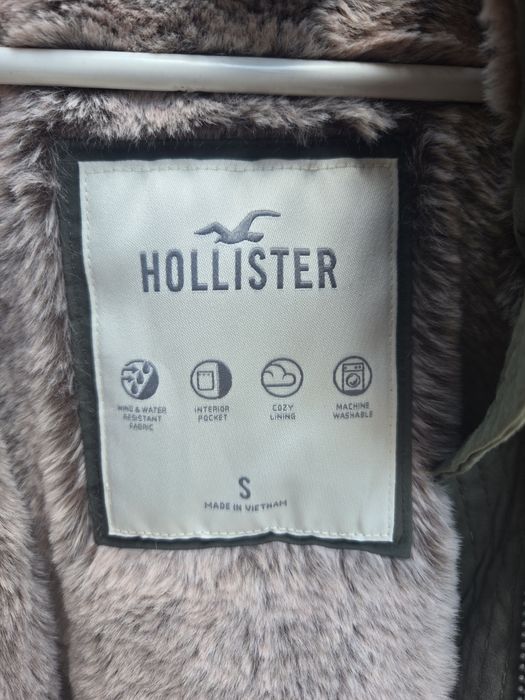 Oliwkowa kurtka Hollister S