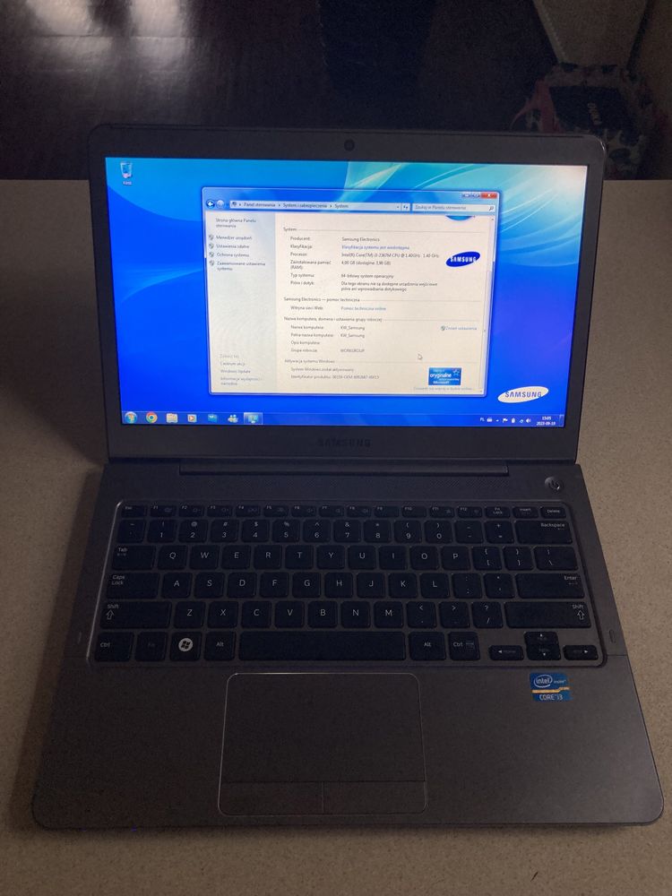 Laptop Ultrabook Samsung NP530U3B-A03PL 13,3", Core i3 1,4 GHz, 4GB)