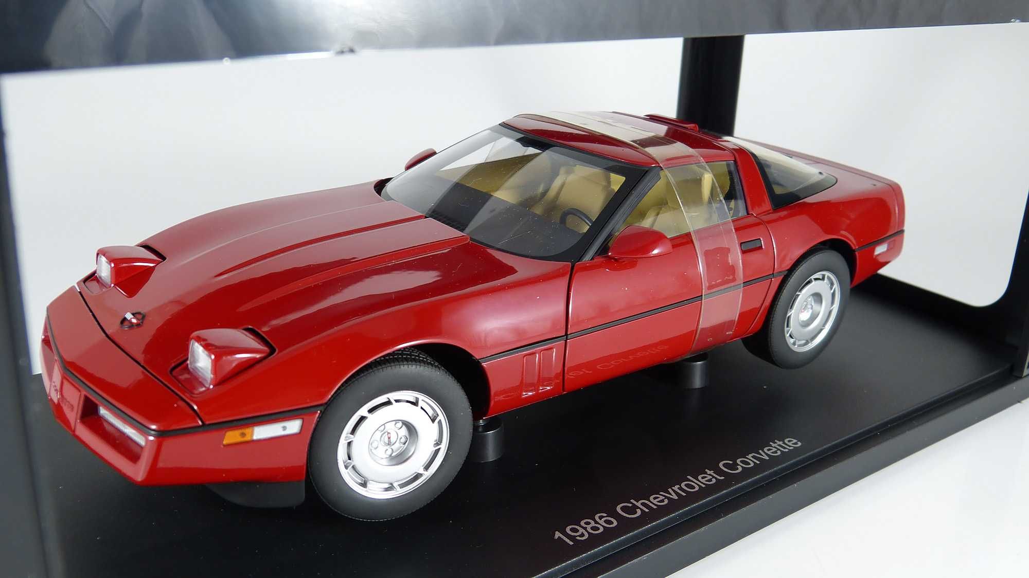 Model 1:18 AUTOart Chevrolet Corvette C4 1986 red (71241)